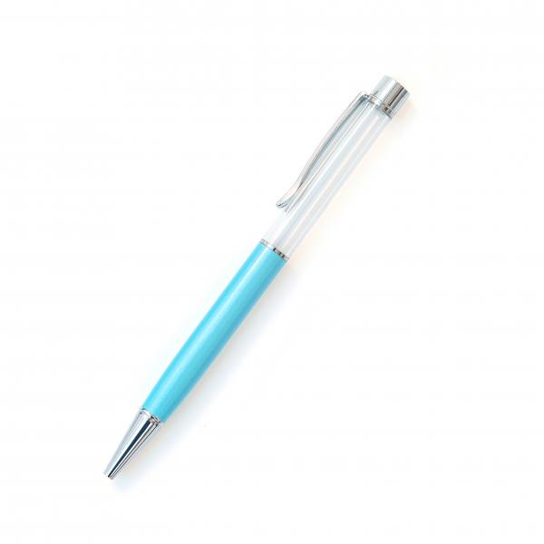 ハーバリウムキット<ボールペン>　ペン軸:パールライトブルー